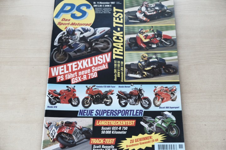 Deckblatt PS Sport Motorrad (11/1997)
